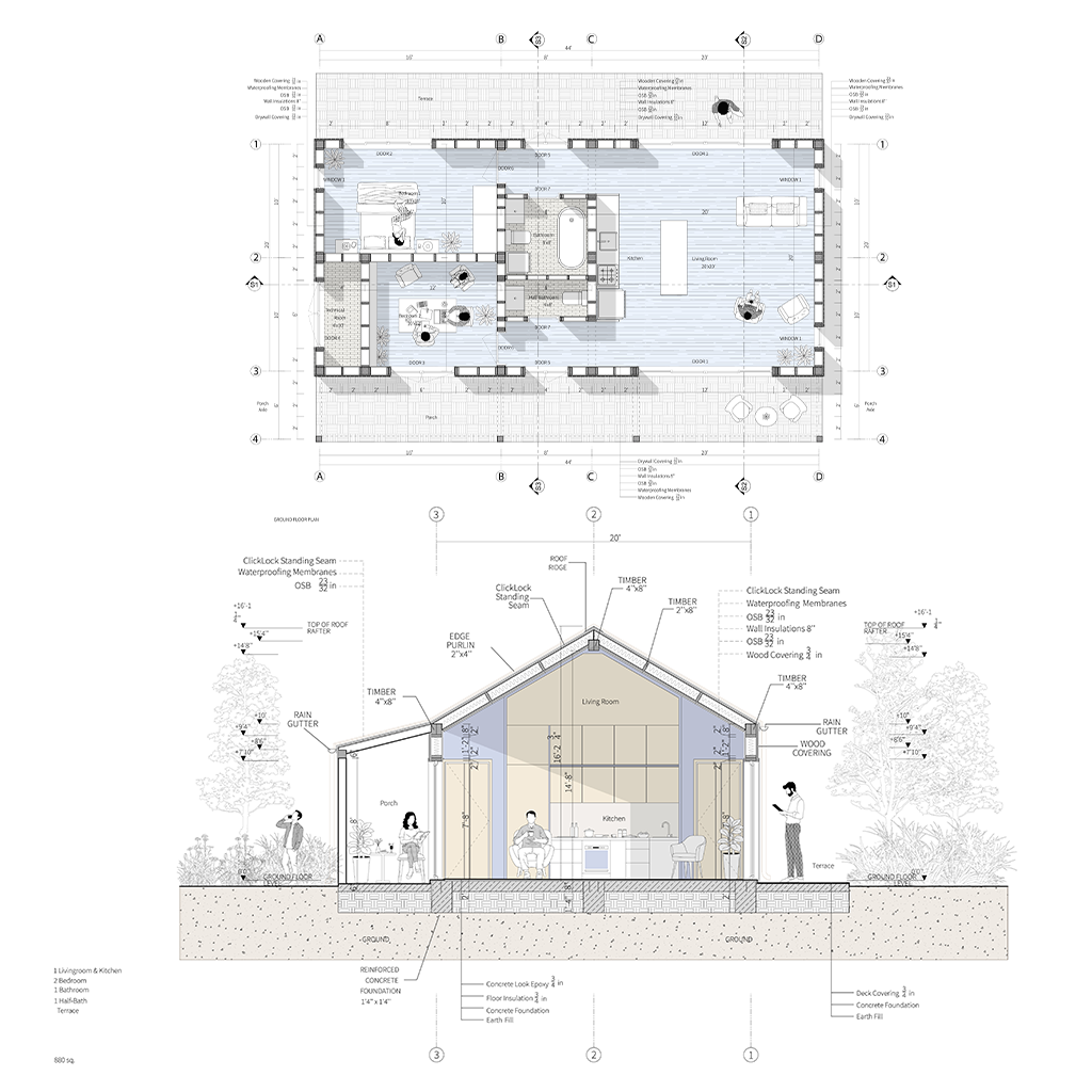 Plan & Section — student output