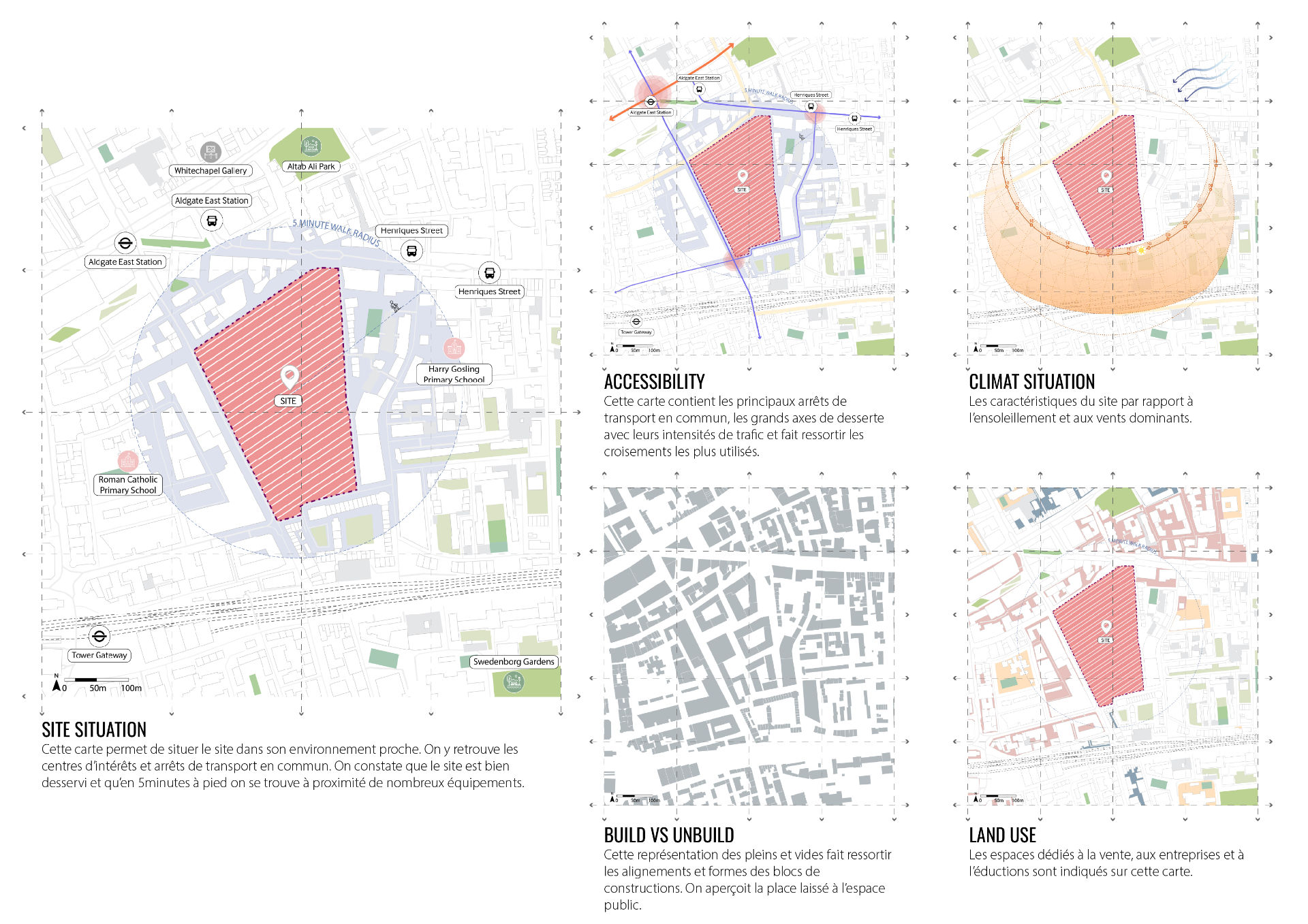 Site Analysis Map Set — student output